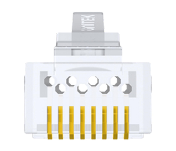 Unitek Wtyk modularny Pass-Through RJ45 Cat. 6 100 szt. - 1455236 - zdjęcie 5